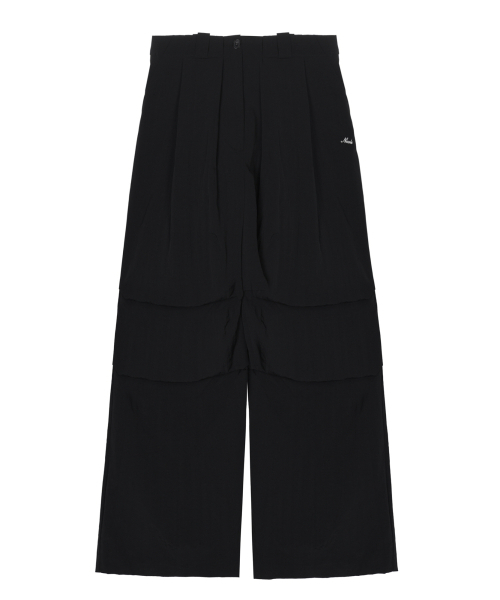 NICK&NICOLE（ニックアンドニコール）の「VOLUME TUCK WIDE PANTS_BLACK（スウェットパンツ・レディース・その他・FREE）」の5枚目の写真