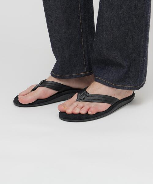 AVIREX(アヴィレックス)の「《AVIREX×ISLAND SLIPPER》MAP PATTERN TONG SANDAL / アイランドスリッパ トングサンダル / AVIREX / アヴィレックス(サンダル・メンズ・ベージュ/ブラック・10/9/8/7)」の1枚目の写真