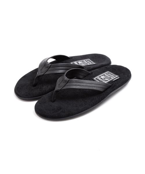 AVIREX(アヴィレックス)の「《AVIREX×ISLAND SLIPPER》MAP PATTERN TONG SANDAL / アイランドスリッパ トングサンダル / AVIREX / アヴィレックス(サンダル・メンズ・ベージュ/ブラック・10/9/8/7)」の3枚目の写真
