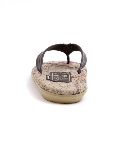 AVIREX(アヴィレックス)の「《AVIREX×ISLAND SLIPPER》MAP PATTERN TONG SANDAL / アイランドスリッパ トングサンダル / AVIREX / アヴィレックス(サンダル・メンズ・ベージュ/ブラック・10/9/8/7)」の10枚目の写真