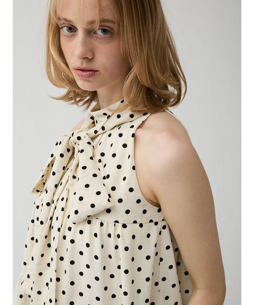 LILY BROWN（リリーブラウン）の「バリエーションアメスリティアードブラウス（シャツ/ブラウス・レディース・ブラック/ブラウン/ドット・F）」の12枚目の写真