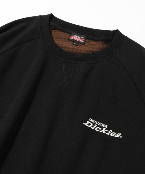 Dickies(ディッキーズ)の「【GENUINE DICKIES/ジェニュインディッキーズ】裏起毛 配色 刺繍ロゴ ワッフルフリース スウェット トレーナー(スウェット・メンズ・グレイッシュベージュ/オートミール/ブラウン/ブラック・M/L/XL)」の6枚目の写真