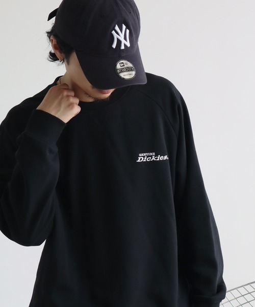 Dickies(ディッキーズ)の「【GENUINE DICKIES/ジェニュインディッキーズ】裏起毛 配色 刺繍ロゴ ワッフルフリース スウェット トレーナー(スウェット・メンズ・グレイッシュベージュ/オートミール/ブラウン/ブラック・M/L/XL)」の17枚目の写真