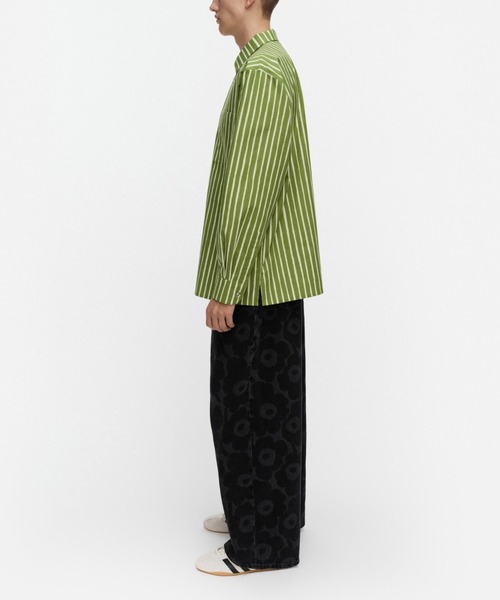 marimekko(マリメッコ)の「【kioski】Piccolo / Jokapoika blouse(シャツ/ブラウス・レディース・プラム/グリーン・SMALL/LARGE/MEDIUM/X-SMALL)」の3枚目の写真