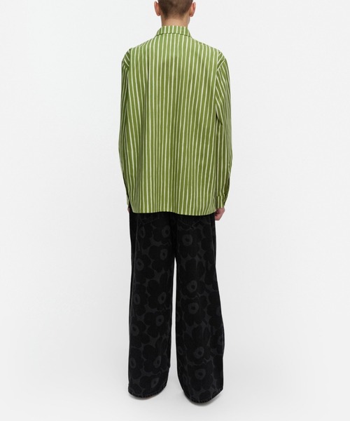 marimekko(マリメッコ)の「【kioski】Piccolo / Jokapoika blouse(シャツ/ブラウス・レディース・プラム/グリーン・SMALL/LARGE/MEDIUM/X-SMALL)」の4枚目の写真