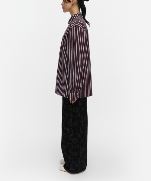 marimekko(マリメッコ)の「【kioski】Piccolo / Jokapoika blouse(シャツ/ブラウス・レディース・プラム/グリーン・SMALL/LARGE/MEDIUM/X-SMALL)」の10枚目の写真