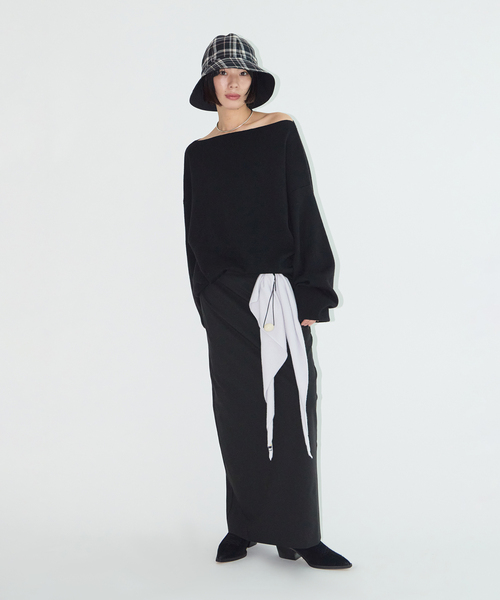 CITYSHOP(シティーショップ)の「《追加2》SMOOTH PULLOVER:ニット(ニット/セーター・レディース・パープル/チャコールグレー/ブラック・FREE)」の10枚目の写真