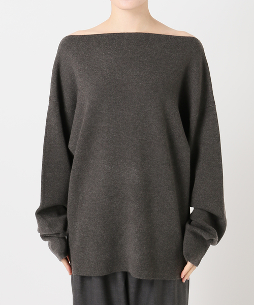 CITYSHOP(シティーショップ)の「《追加2》SMOOTH PULLOVER:ニット(ニット/セーター・レディース・パープル/チャコールグレー/ブラック・FREE)」の22枚目の写真