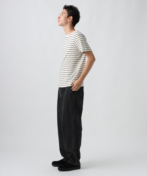 Robert P.Miller（ロバート ピー ミラー）の「[WEB限定]【Robert P.Miller】Panel-rib Crewneck Tee（Tシャツ/カットソー・メンズ・オフホワイト/ブラック/スモーク・LARGE/MEDIUM/X-LARGE）」の10枚目の写真