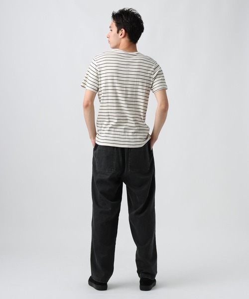 Robert P.Miller（ロバート ピー ミラー）の「[WEB限定]【Robert P.Miller】Panel-rib Crewneck Tee（Tシャツ/カットソー・メンズ・オフホワイト/ブラック/スモーク・LARGE/MEDIUM/X-LARGE）」の11枚目の写真