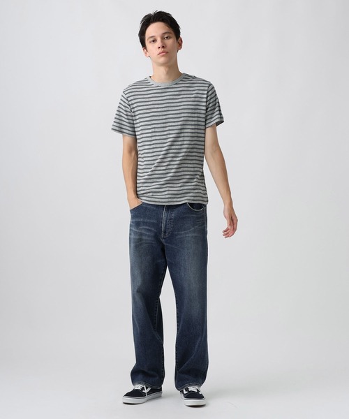 Robert P.Miller（ロバート ピー ミラー）の「[WEB限定]【Robert P.Miller】Panel-rib Crewneck Tee（Tシャツ/カットソー・メンズ・オフホワイト/ブラック/スモーク・LARGE/MEDIUM/X-LARGE）」の13枚目の写真
