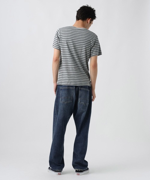 Robert P.Miller（ロバート ピー ミラー）の「[WEB限定]【Robert P.Miller】Panel-rib Crewneck Tee（Tシャツ/カットソー・メンズ・オフホワイト/ブラック/スモーク・LARGE/MEDIUM/X-LARGE）」の16枚目の写真
