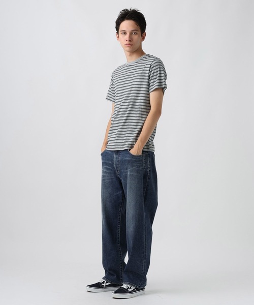 Robert P.Miller（ロバート ピー ミラー）の「[WEB限定]【Robert P.Miller】Panel-rib Crewneck Tee（Tシャツ/カットソー・メンズ・オフホワイト/ブラック/スモーク・LARGE/MEDIUM/X-LARGE）」の17枚目の写真