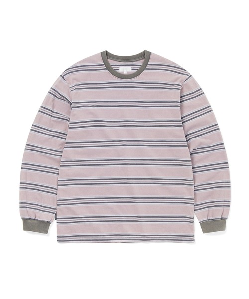 thisisneverthat(ディスイズネバーザット)の「Striped L/S Tee(Tシャツ/カットソー・メンズ・ブラック/ネイビー/パープル・S/XL/L/M)」の3枚目の写真