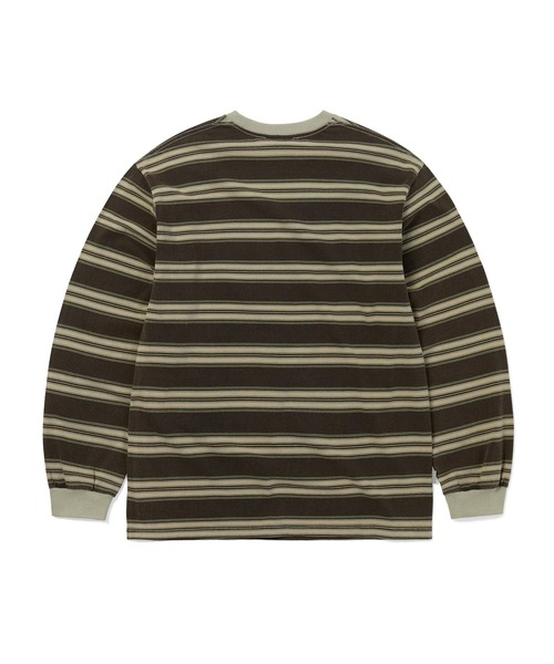 thisisneverthat(ディスイズネバーザット)の「Striped L/S Tee(Tシャツ/カットソー・メンズ・ブラック/ネイビー/パープル・S/XL/L/M)」の5枚目の写真