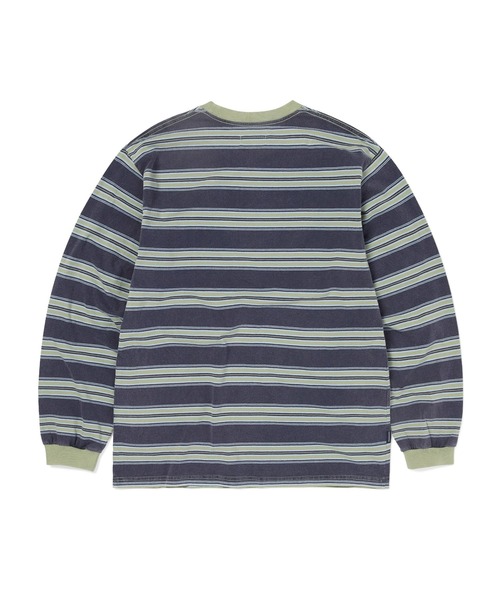thisisneverthat(ディスイズネバーザット)の「Striped L/S Tee(Tシャツ/カットソー・メンズ・ブラック/ネイビー/パープル・S/XL/L/M)」の7枚目の写真
