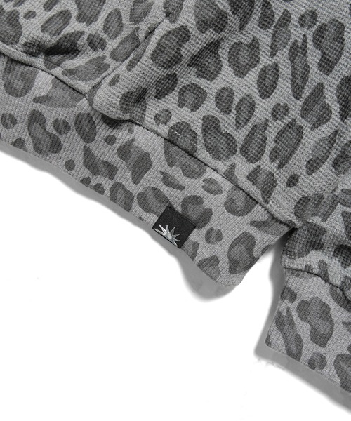 BGL(ビージーエル)の「BGL LOGO LEOPARD ZIP PARKA / ワッフル / サーマル / レオパード / ヒョウ柄 / Y2K / 韓国ストリート ジップパーカー(パーカー・レディース・ブラウン/グレー/ブラック・S/M/L)」の19枚目の写真