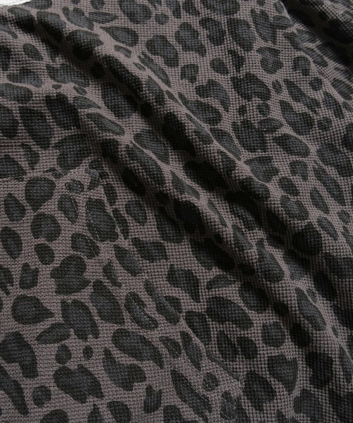 BGL(ビージーエル)の「BGL LOGO LEOPARD ZIP PARKA / ワッフル / サーマル / レオパード / ヒョウ柄 / Y2K / 韓国ストリート ジップパーカー(パーカー・レディース・ブラウン/グレー/ブラック・S/M/L)」の12枚目の写真