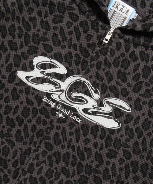 BGL(ビージーエル)の「BGL LOGO LEOPARD ZIP PARKA / ワッフル / サーマル / レオパード / ヒョウ柄 / Y2K / 韓国ストリート ジップパーカー(パーカー・レディース・ブラウン/グレー/ブラック・S/M/L)」の10枚目の写真