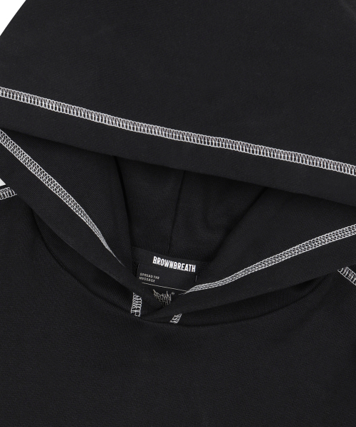 BROWNBREATH KIDS(ブラウンブレスキッズ)の「KIDS PAISELY GRAPHIC HOODIE - BLACK(パーカー・レディース・その他・110/120/130/140/150)」の4枚目の写真