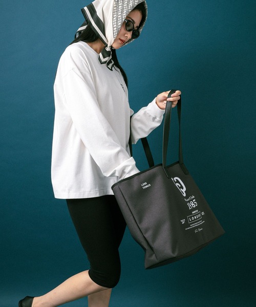 GLOBAL WORK(グローバルワーク)の「【Reebok】BIGトート/1045698(トートバッグ・メンズ・ブラック/オフホワイト・FREE)」の11枚目の写真