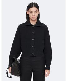 CARON CROPPED MERINO WOOL CARDIGAN | CARON クロップド メリノ ウール カーディガン