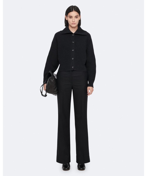 ALLSAINTS（オールセインツ）の「CARON CROPPED MERINO WOOL CARDIGAN | CARON クロップド メリノ ウール カーディガン（カーディガン/ボレロ・レディース・ネイビー・M/S/XS）」の2枚目の写真