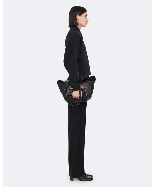 ALLSAINTS（オールセインツ）の「CARON CROPPED MERINO WOOL CARDIGAN | CARON クロップド メリノ ウール カーディガン（カーディガン/ボレロ・レディース・ネイビー・M/S/XS）」の5枚目の写真
