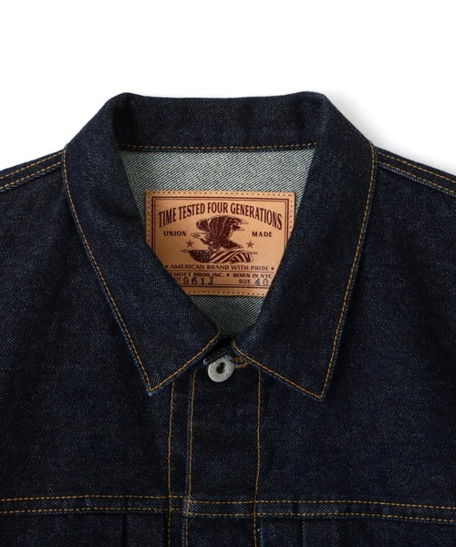 Schott（ショット）の「Schott- LOT.961J　F/Ｐ　Ｇ－ＪＫＴ（その他アウター・メンズ・ダークインディゴブルー・L/M/XL）」の11枚目の写真