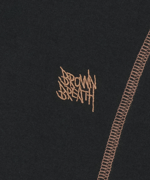 BROWNBREATH(ブラウンブレス)の「Wステッチポイントロングスリーブ(Tシャツ/カットソー・レディース・オリーブ/ブラック・SMALL/MEDIUM)」の9枚目の写真