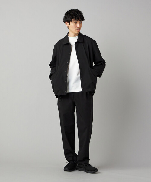 COMME CA MEN(コムサメン)の「【撥水】〔TEXBRID〕コーチジャケット(ブルゾン・メンズ・チャコール/ブラック・L/M)」の5枚目の写真