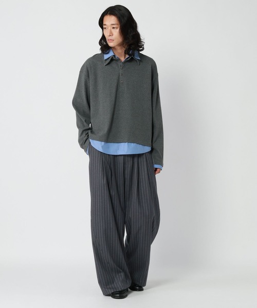 RAGEBLUE(レイジブルー)の「3D CURVED WIDE SLACKS/3Dカーブワイドスラックス(スラックス・メンズ・ダークグレー/ブラック/グレー・LARGE/MEDIUM)」の13枚目の写真