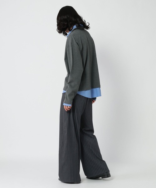 RAGEBLUE(レイジブルー)の「3D CURVED WIDE SLACKS/3Dカーブワイドスラックス(スラックス・メンズ・ダークグレー/ブラック/グレー・LARGE/MEDIUM)」の15枚目の写真