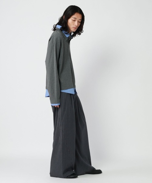 RAGEBLUE(レイジブルー)の「3D CURVED WIDE SLACKS/3Dカーブワイドスラックス(スラックス・メンズ・ダークグレー/ブラック/グレー・LARGE/MEDIUM)」の16枚目の写真