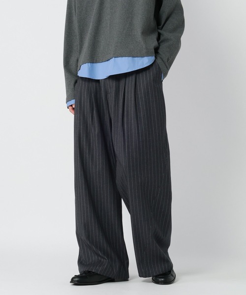 RAGEBLUE(レイジブルー)の「3D CURVED WIDE SLACKS/3Dカーブワイドスラックス(スラックス・メンズ・ダークグレー/ブラック/グレー・LARGE/MEDIUM)」の17枚目の写真