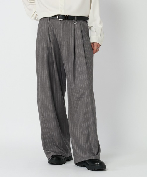 RAGEBLUE(レイジブルー)の「3D CURVED WIDE SLACKS/3Dカーブワイドスラックス(スラックス・メンズ・ダークグレー/ブラック/グレー・LARGE/MEDIUM)」の6枚目の写真
