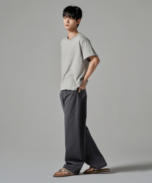 WAAR(ワール)の「M284 サマー カチオン カーブド パンツ_チャコール(デニムパンツ・メンズ・その他・SMALL/MEDIUM/LARGE)」の6枚目の写真