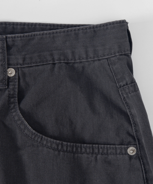 WAAR(ワール)の「M284 サマー カチオン カーブド パンツ_チャコール(デニムパンツ・メンズ・その他・SMALL/MEDIUM/LARGE)」の14枚目の写真