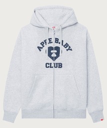 APEE HEART COLLEGE PRINT ZIP HOODIE