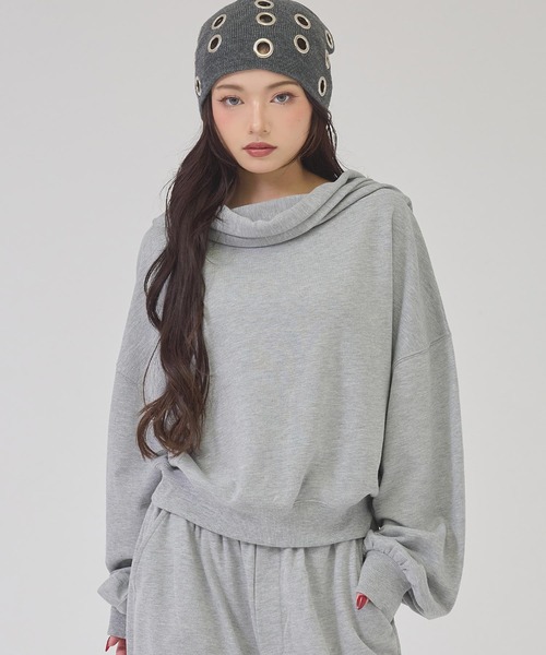 ANAP(アナップ)の「オフショルフーディプルオーバー(その他トップス・レディース・ブラック/グレー/ベージュ系その他・F)」の11枚目の写真