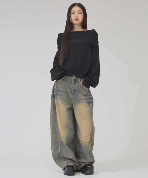 ANAP(アナップ)の「オフショルフーディプルオーバー(その他トップス・レディース・ブラック/グレー/ベージュ系その他・F)」の19枚目の写真