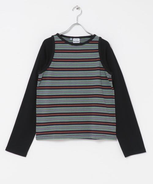 URBAN RESEARCH(アーバンリサーチ)の「Girls department Club W.BORDER TANK LAYER LS(Tシャツ/カットソー・レディース・ブラック/ブラウン・FREE)」の14枚目の写真