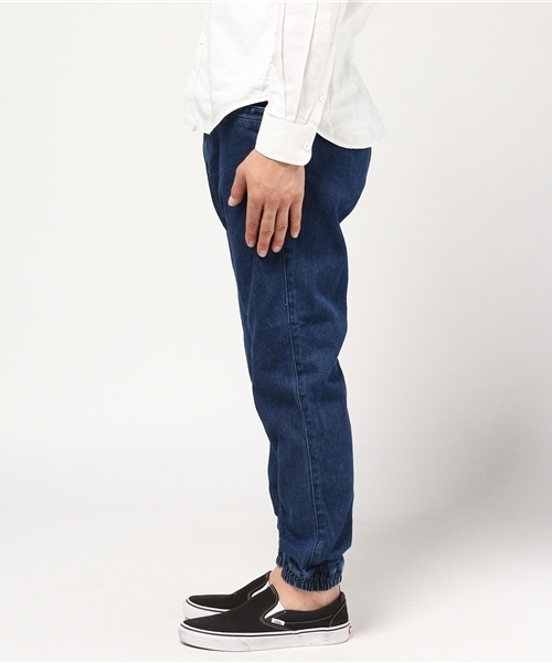 AMERICAN RAG CIE(アメリカンラグシー)の「AMERICAN RAG CIE 裾リブ デニムパンツ / 111-AUH-M161-PT063(その他パンツ・メンズ・インディゴブルー/ホワイト・1/2/3)」の3枚目の写真