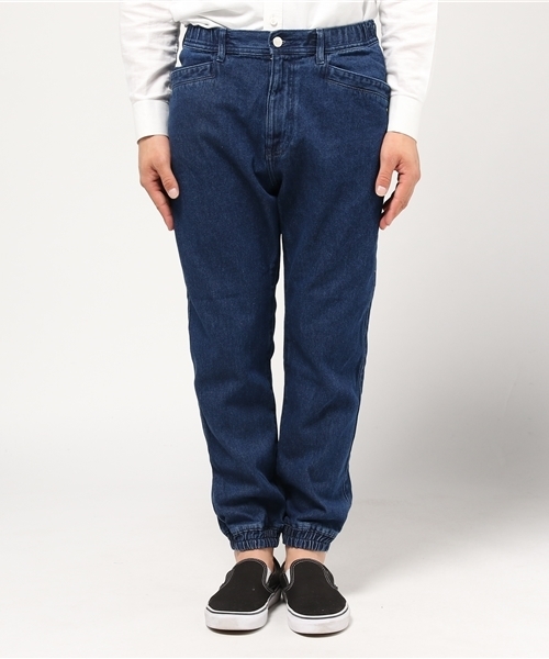 AMERICAN RAG CIE(アメリカンラグシー)の「AMERICAN RAG CIE 裾リブ デニムパンツ / 111-AUH-M161-PT063(その他パンツ・メンズ・インディゴブルー/ホワイト・1/2/3)」の5枚目の写真