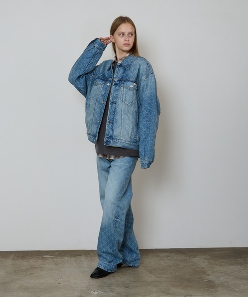 Calvin Klein(カルバン・クライン)の「Calvin Klein/カルバンクライン 90S STRAIGHT BOULEVARD BLUES デニムパンツ ストレートシルエット ブランドロゴ フルレングス ボトム 2026年秋冬 秋服冬服(デニムパンツ・メンズ・ライトブルー・32inch/30inch/34inch)」の11枚目の写真