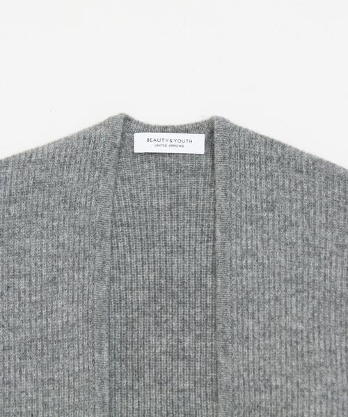 BEAUTY&YOUTH UNITED ARROWS（ビューティーアンドユースユナイテッドアローズ）の「BY∴ ソフトウールアゼロングカーディガン◆（カーディガン/ボレロ・レディース・グレー/ネイビー/オレンジ系その他・FREE）」の7枚目の写真