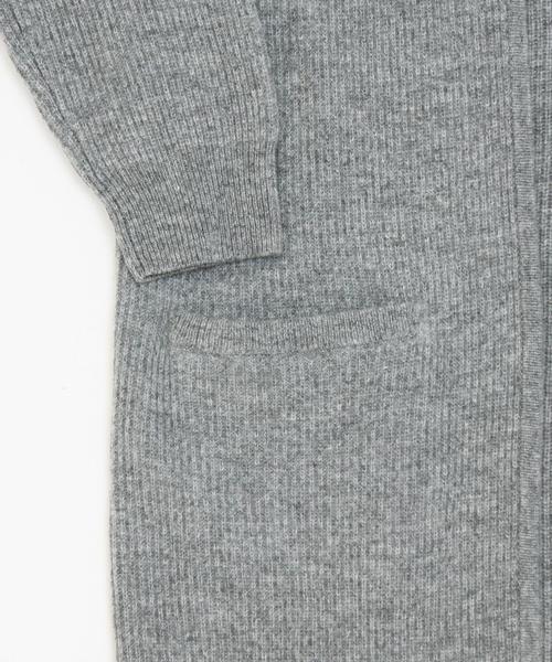 BEAUTY&YOUTH UNITED ARROWS（ビューティーアンドユースユナイテッドアローズ）の「BY∴ ソフトウールアゼロングカーディガン◆（カーディガン/ボレロ・レディース・グレー/ネイビー/オレンジ系その他・FREE）」の9枚目の写真