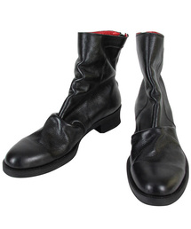 NO ID. | mko5239-キップスムースバックZIPドレープブーツ(ブーツ)