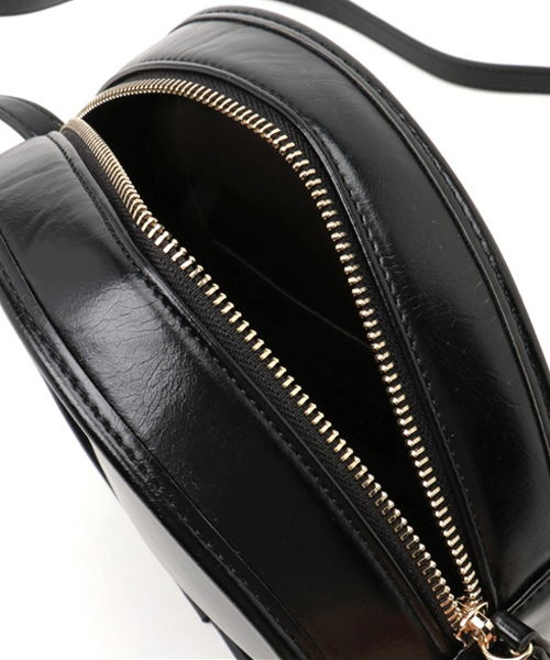 ORiental TRaffic（オリエンタルトラフィック）の「春夏新作★ラウンドショルダーバッグ★BA-159（ショルダーバッグ・レディース・ブラック/ベージュ・ﾌﾘ-）」の7枚目の写真