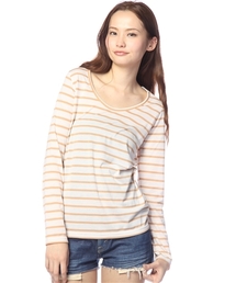 Chico | ﾎﾞｰﾀﾞｰﾛﾝTｼｬﾂ(Tシャツ/カットソー)